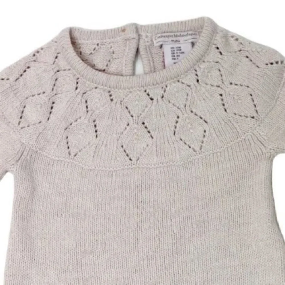 Catherine Malandrino Mini Knit long sleeve sweater dress size 12 months